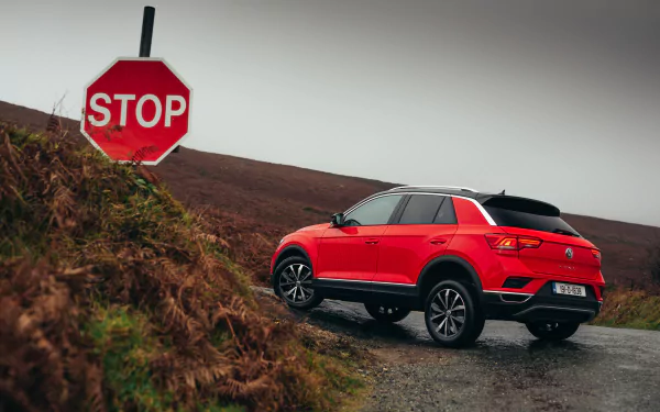 SUV vehicle Volkswagen T-Roc HD Desktop Wallpaper | Background Image