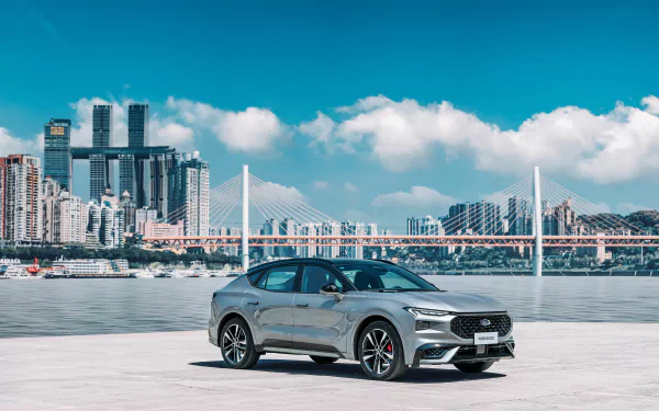 SUV vehicle Ford Evos ST-Line HD Desktop Wallpaper | Background Image