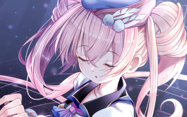 pink hair Tsumugi Mayumiya Anime Princess connect! Re:Dive HD Desktop Wallpaper | Background Image