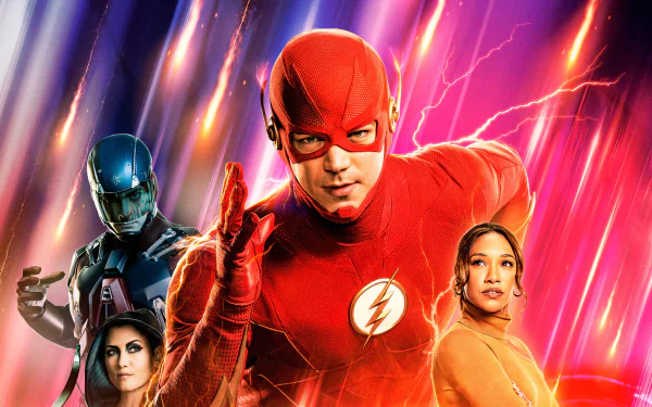 Ray Palmer Atom (DC Comics) Barry Allen Iris West Flash TV Show The Flash (2014) HD Desktop Wallpaper | Background Image