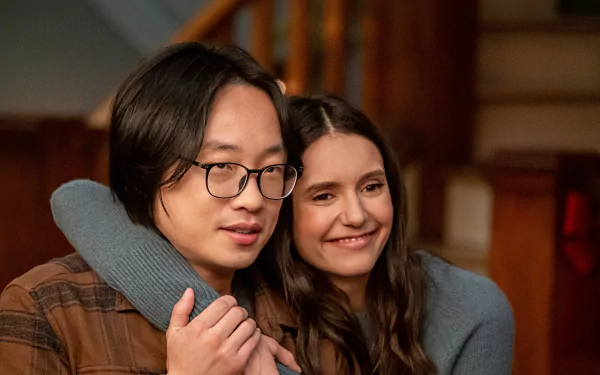 Nina Dobrev Jimmy O. Yang movie Love Hard HD Desktop Wallpaper | Background Image