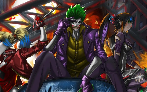 Comics DC Comics Joker Harley Quinn Punchline HD Wallpaper | Background Image