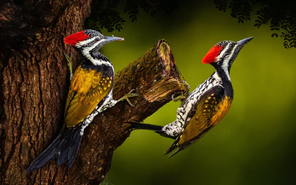 Animal woodpecker HD Desktop Wallpaper | Background Image