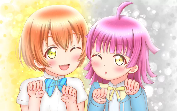 Rina Tennoji Rin Hoshizora Anime Love Live! Nijigasaki High School Idol Club HD Desktop Wallpaper | Background Image