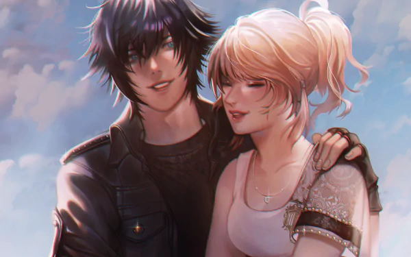 Noctis Lucis Caelum Lunafreya Nox Fleuret video game Final Fantasy XV HD Desktop Wallpaper | Background Image
