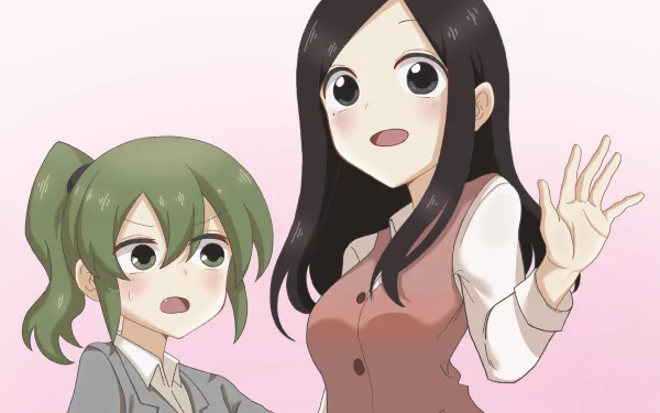 Touko Sakurai Futaba Igarashi Anime My Senpai is Annoying HD Desktop Wallpaper | Background Image