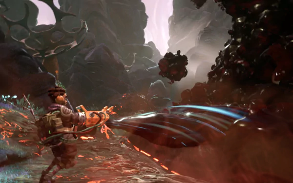 video game The Gunk HD Desktop Wallpaper | Background Image