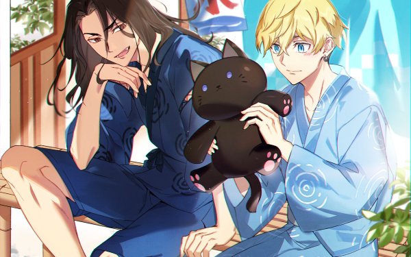Anime Tokyo Revengers Keisuke Baji Chifuyu Matsuno Cat HD Wallpaper | Background Image