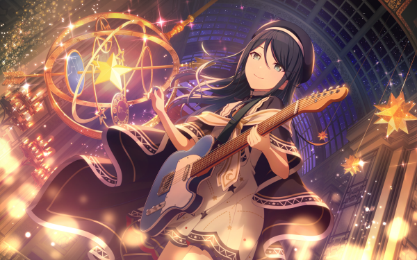Video Game Project Sekai: Colorful Stage! feat. Hatsune Miku Hoshino Ichika Guitar HD Wallpaper | Background Image