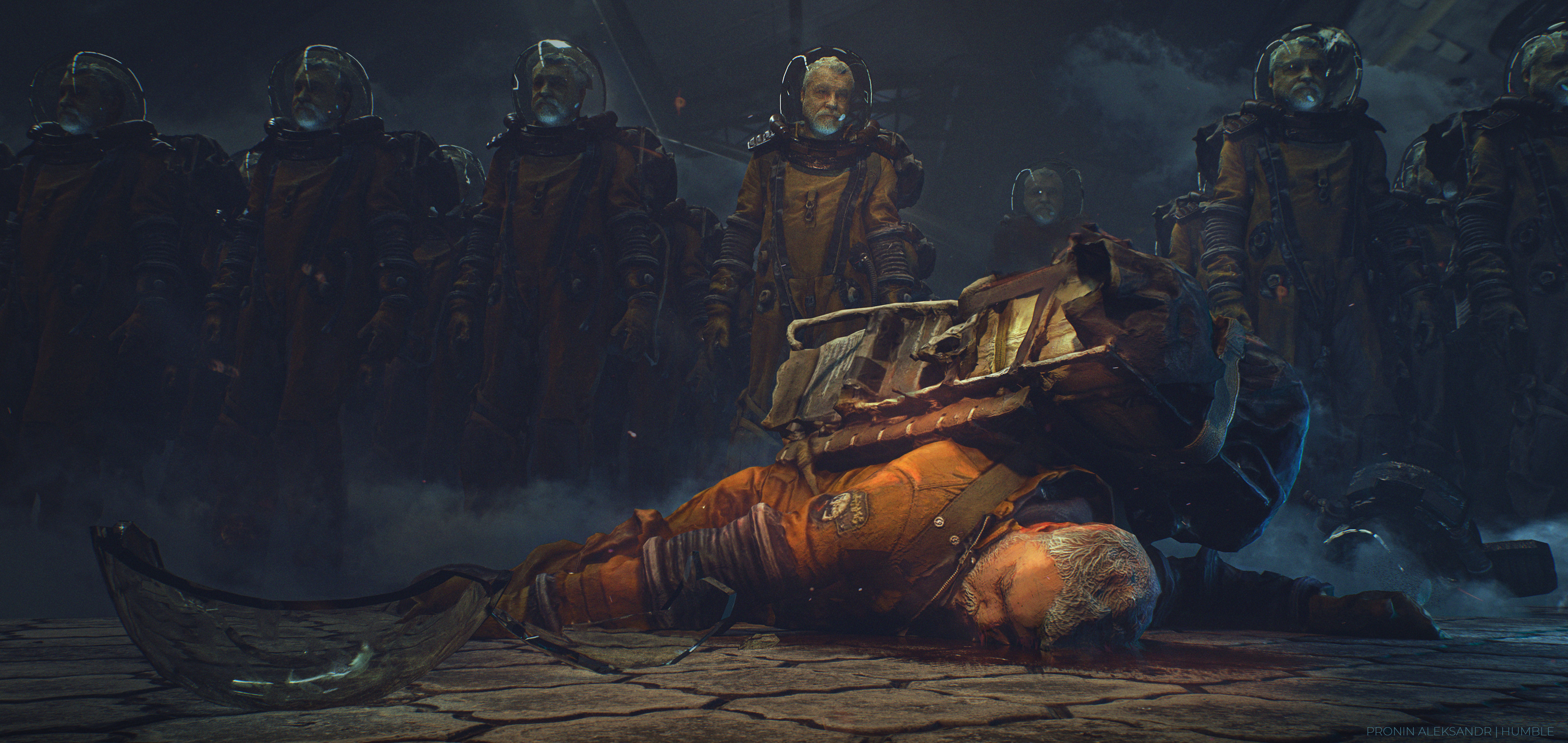 Clone #17 is dead by Aleksandr Pronin
