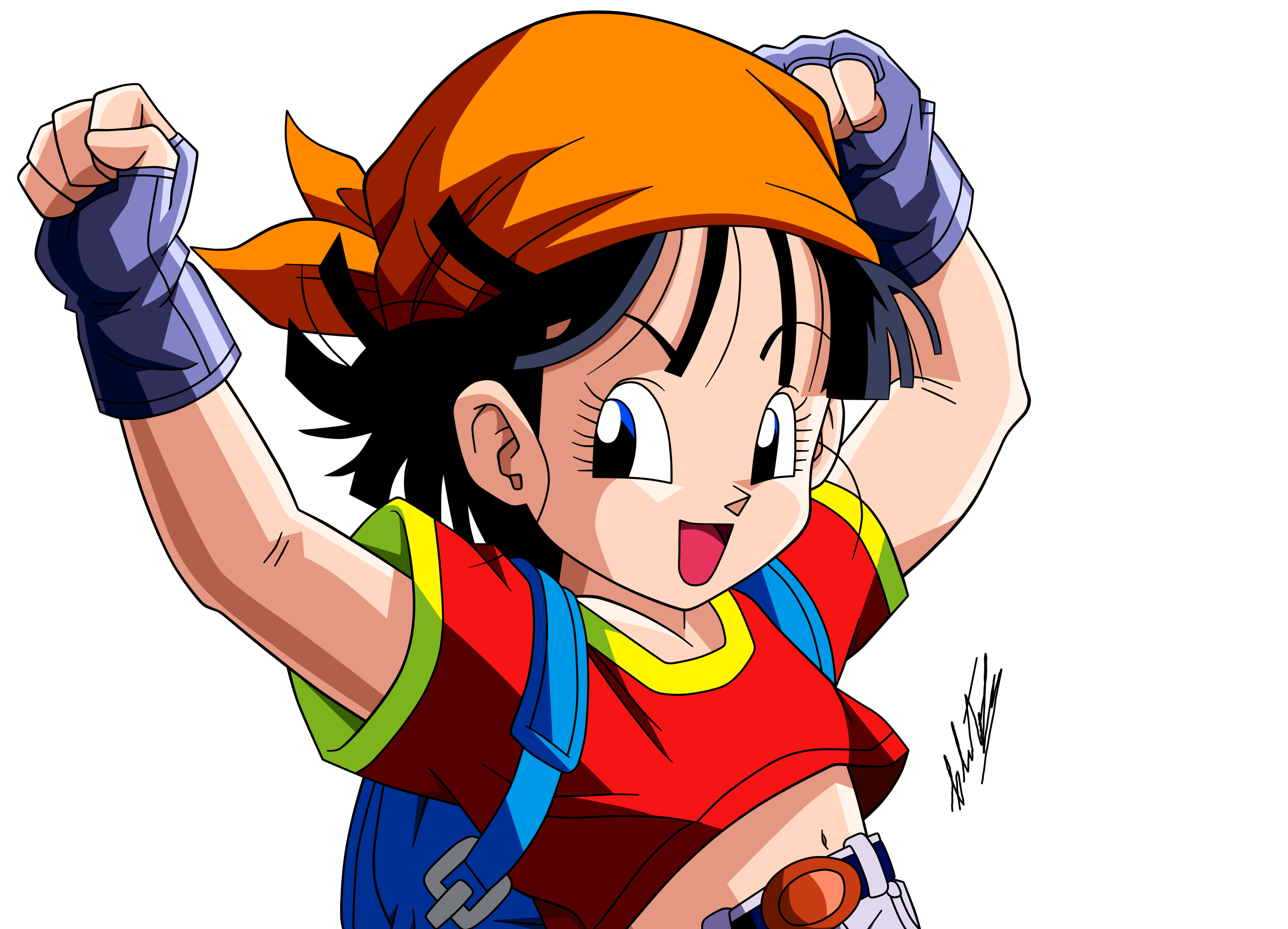 Dragon Ball Z Gt Images Pan Hd Wallpaper And Background - Pan Dragon Ball  Gt - Free Transparent PNG Clipart Images Download