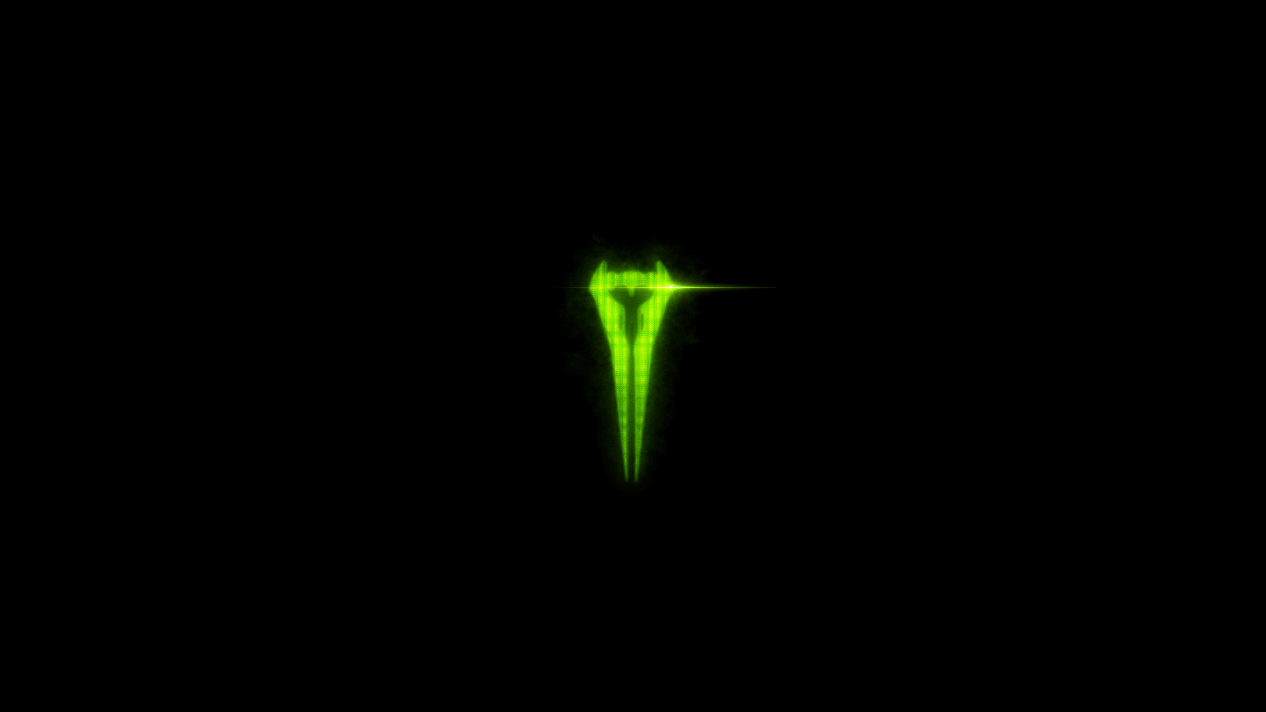 HD Xbox logo wallpaper with a glowing green design on a black background for desktop.
