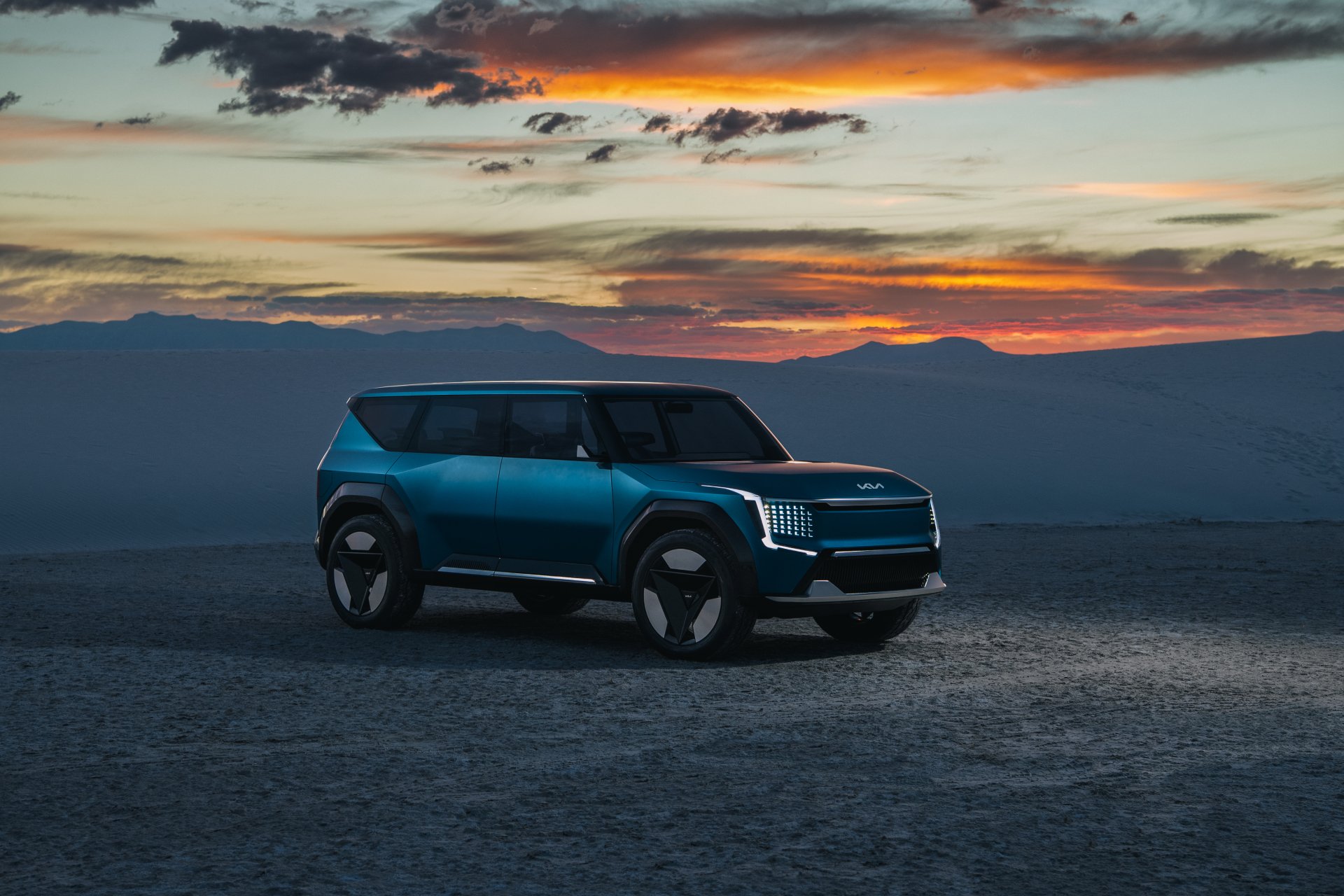 Download Suv Concept Car Vehicle Kia Ev9 4k Ultra Hd Wallpaper