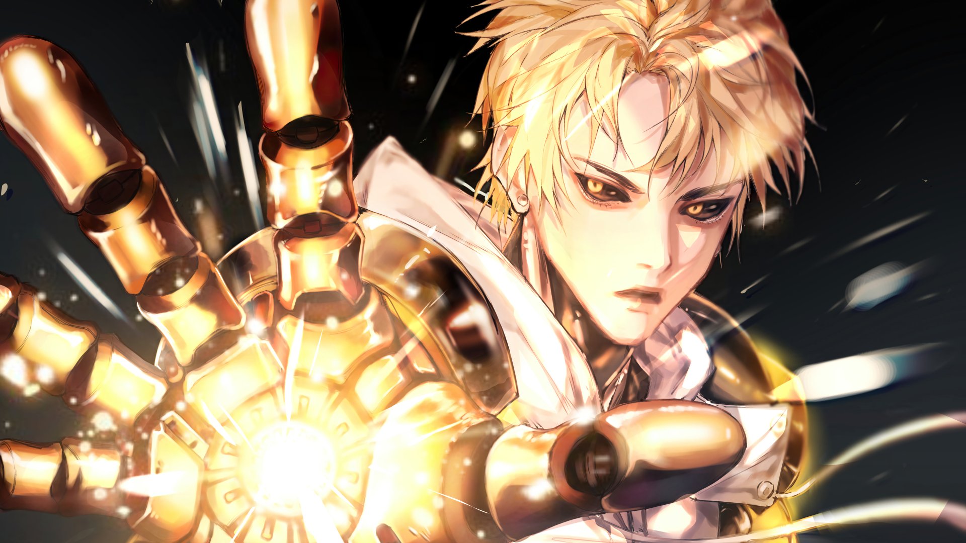 Download Genos (One-Punch Man) Anime One-Punch Man 4k Ultra HD Wallpaper