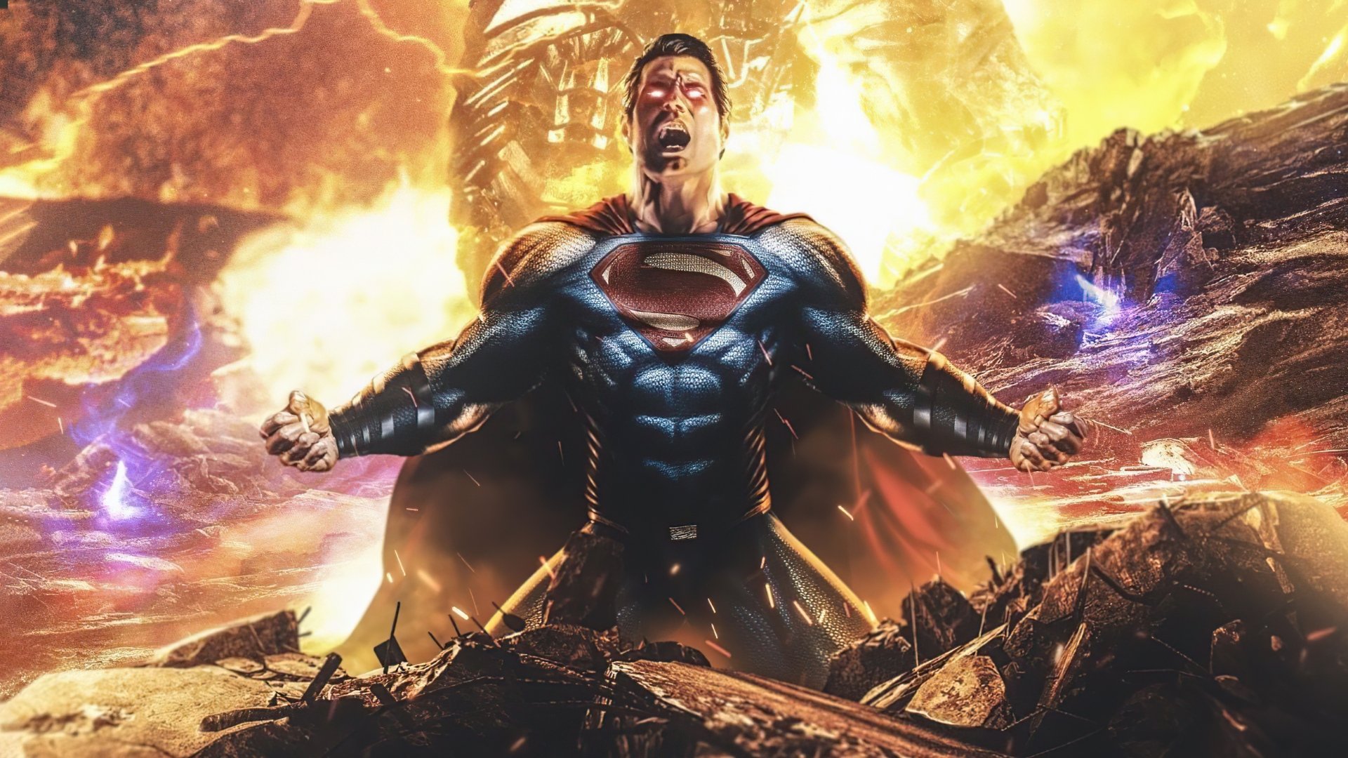 Download DC Comics Superman Movie Zack Snyder's Justice League 4k Ultra HD Wallpaper