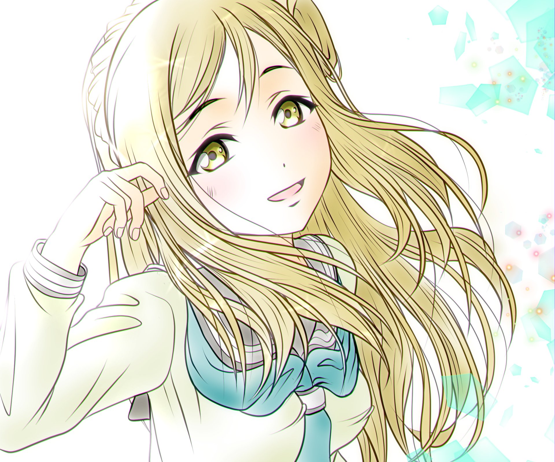 Download Mari Ohara Anime Love Live! Sunshine!! HD Wallpaper by 美波