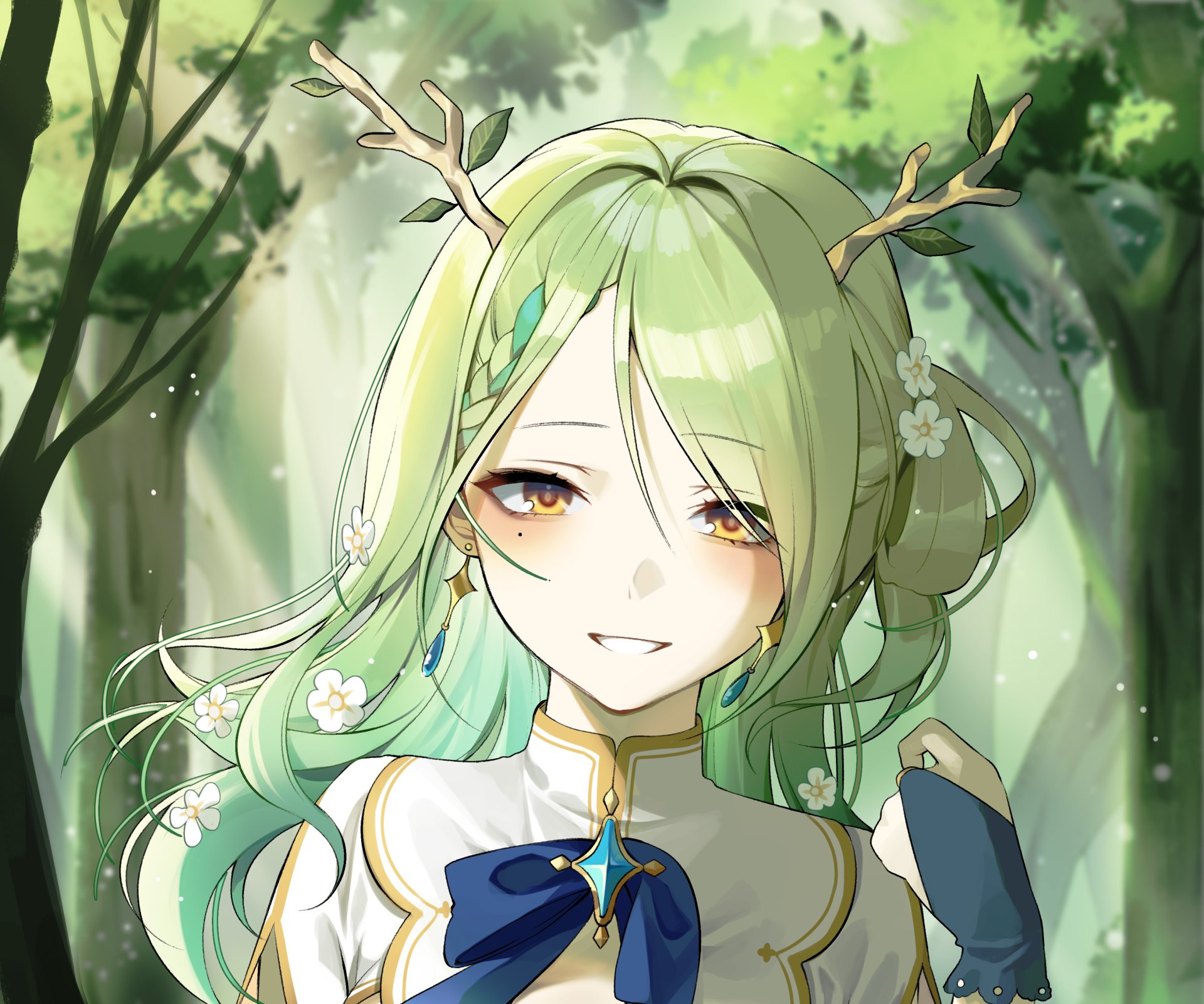 Download Hololive Ceres Fauna Anime Virtual Youtuber HD Wallpaper