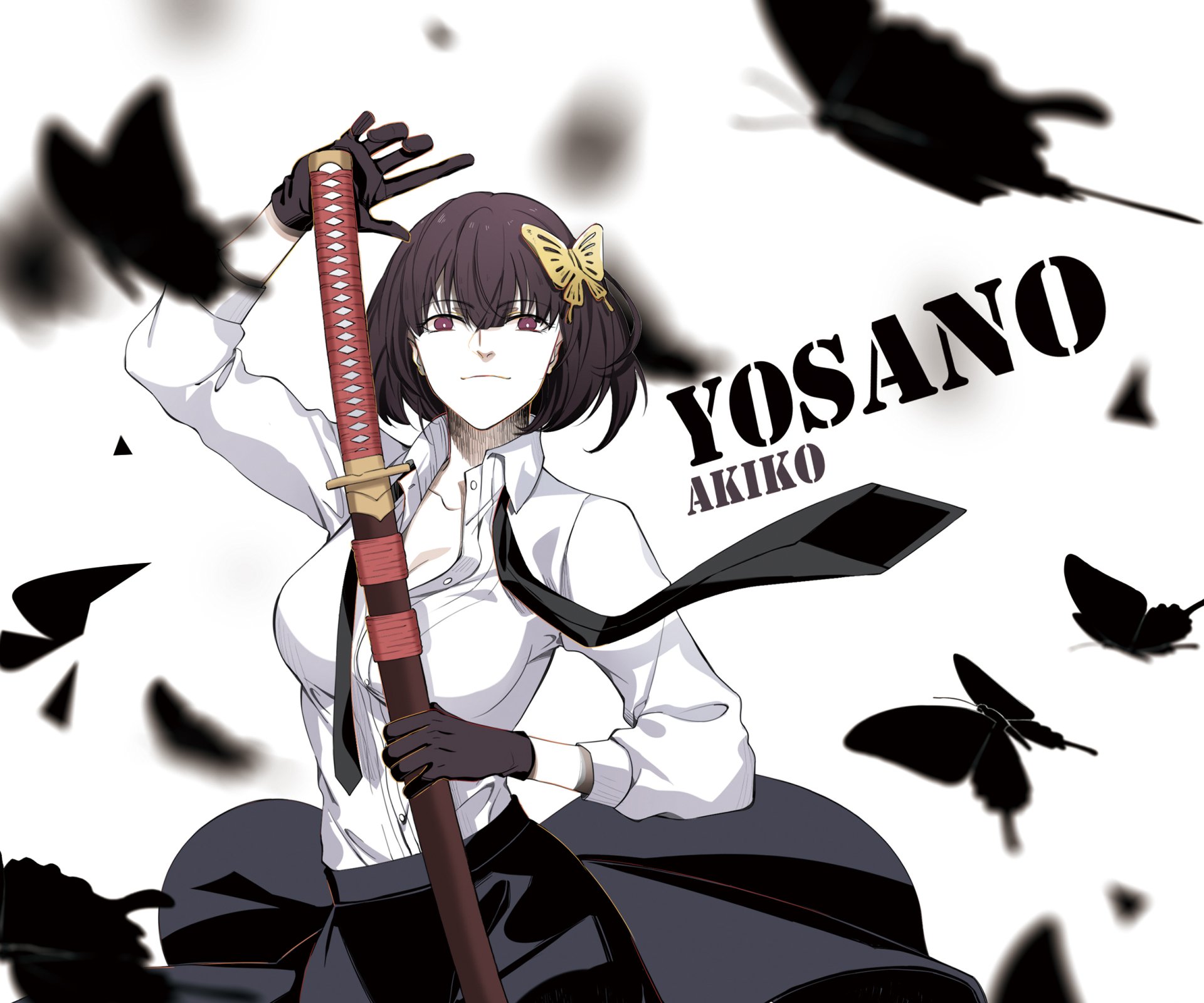 Download Akiko Yosano Anime Bungou Stray Dogs HD Wallpaper
