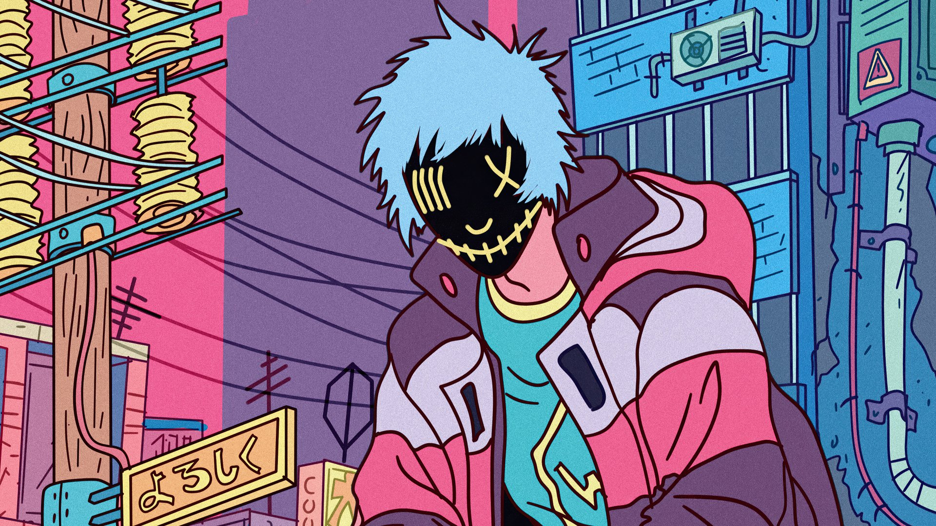 Download Mask Anime Boy Anime Boy 4k Ultra HD Wallpaper