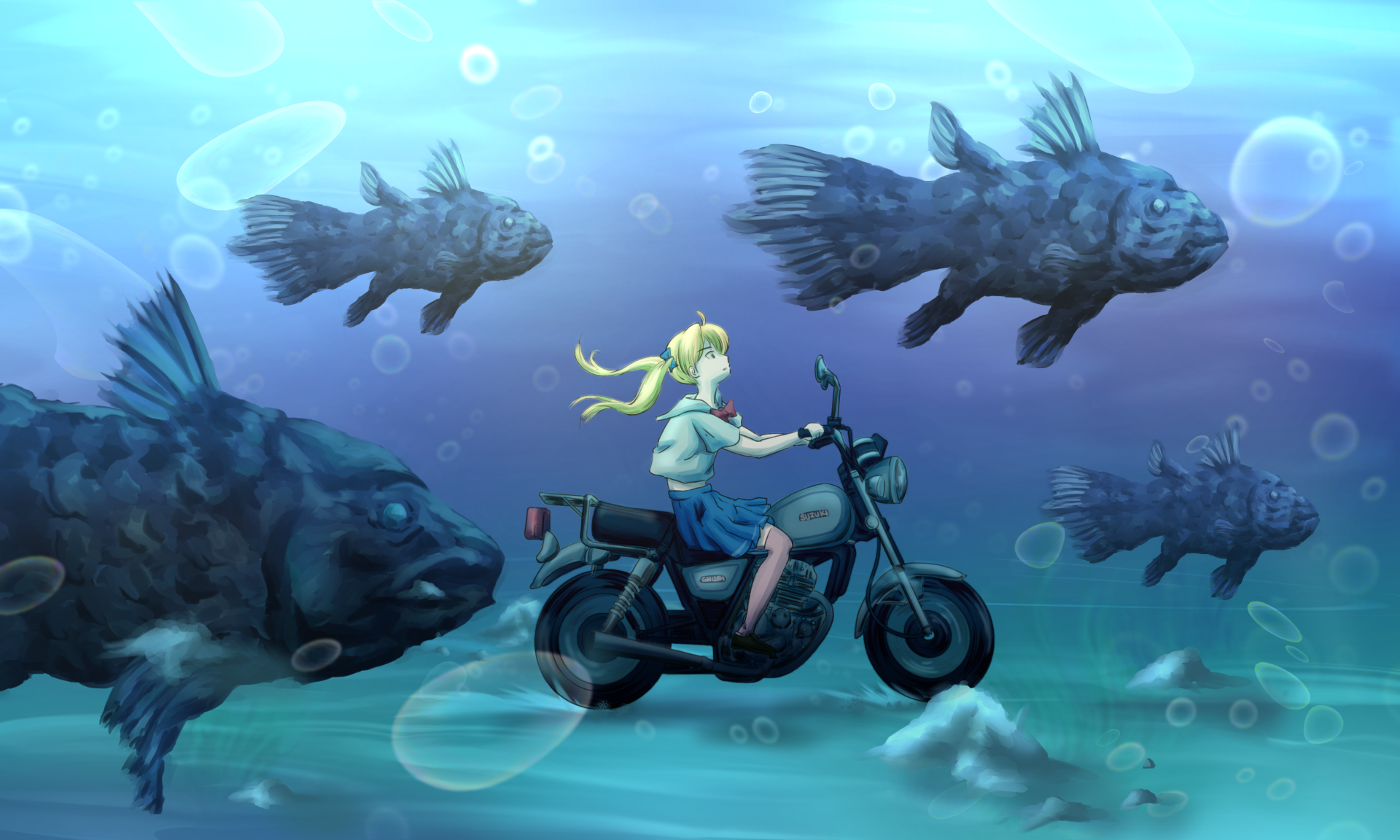 Download Rin Suzunoki Anime Bakuon!! HD Wallpaper by なかもとVic