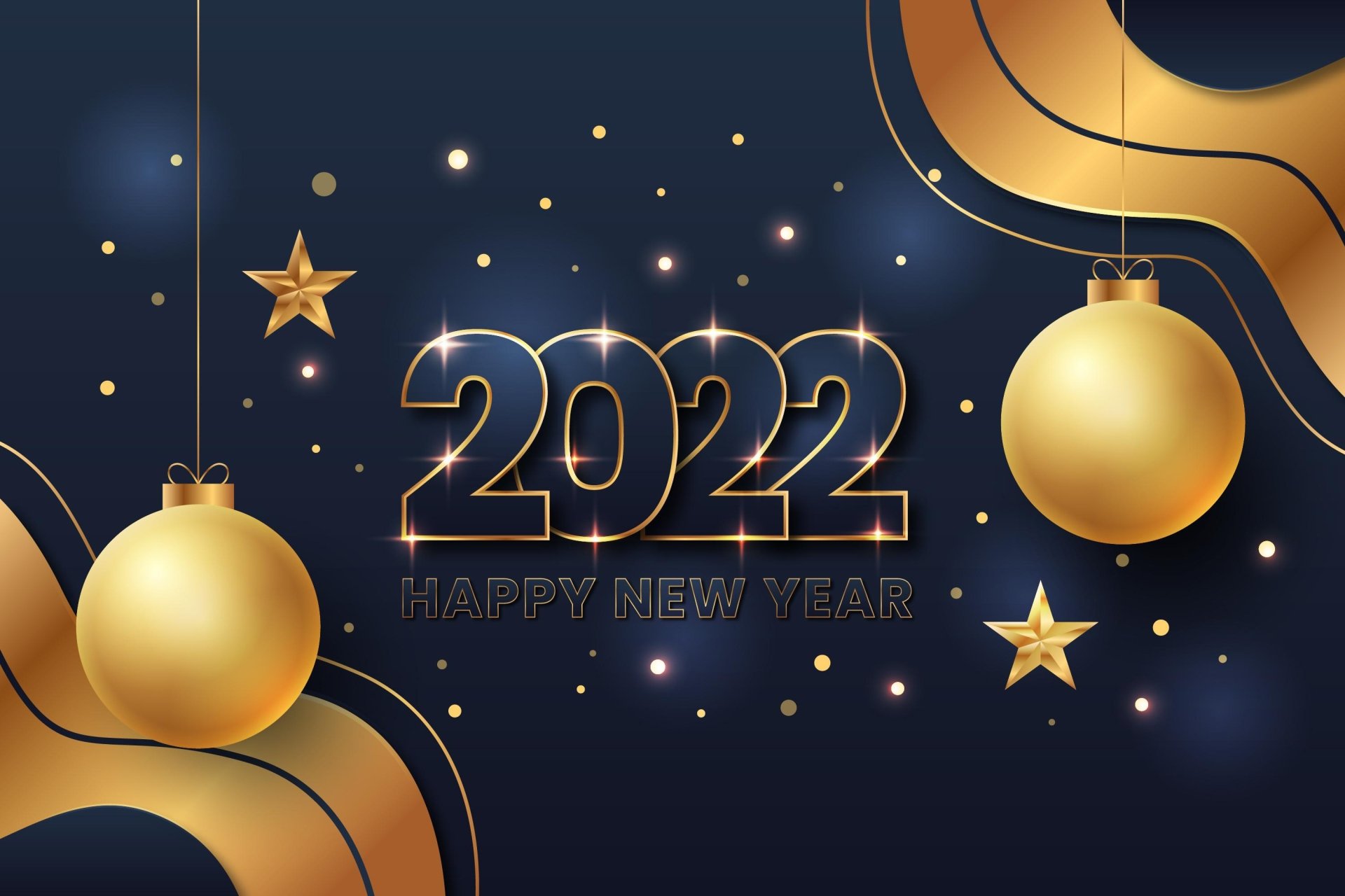 Download Happy New Year Holiday New Year 2022 HD Wallpaper