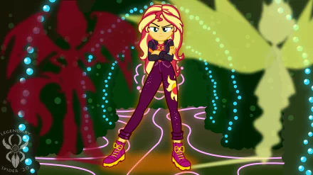 Sunset Shimmer TV Show My Little Pony: Equestria Girls HD Desktop Wallpaper | Background Image