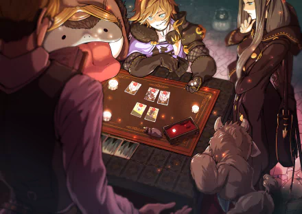 Melanie (Voice Of Cards) Mar (Voice Of Cards) Ash (Voice Of Cards) video game Voice of Cards: The Isle Dragon Roars HD Desktop Wallpaper | Background Image