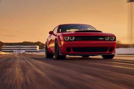 muscle car vehicle Dodge Challenger SRT HD Desktop Wallpaper | Background Image