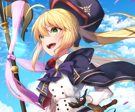 Saber (Fate Series) Artoria Caster Anime Fate/Grand Order HD Desktop Wallpaper | Background Image