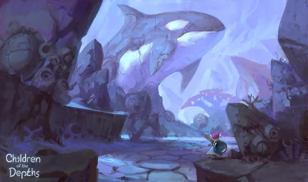  Children of the depths, Whale pass by Roberto Gatto