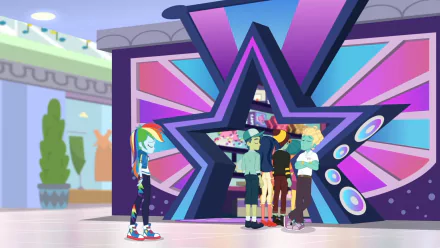 Zephyr Breeze Rainbow Dash TV Show My Little Pony: Equestria Girls HD Desktop Wallpaper | Background Image