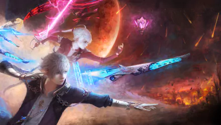 Alphinaud Leveilleur Alisaie Leveilleur video game Final Fantasy XIV HD Desktop Wallpaper | Background Image