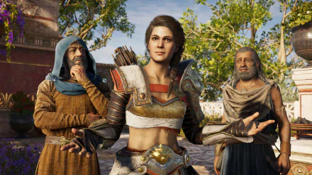 Kassandra (Assassin's Creed) video game Assassin's Creed: Crossover Stories HD Desktop Wallpaper | Background Image