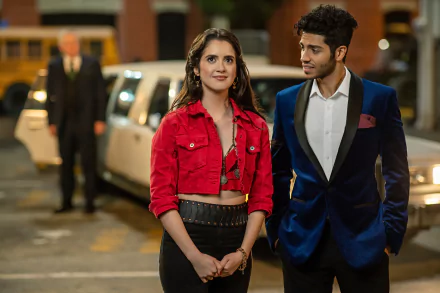 Mena Massoud Laura Marano movie The Royal Treatment HD Desktop Wallpaper | Background Image