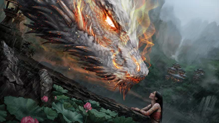 fantasy dragon HD Desktop Wallpaper | Background Image