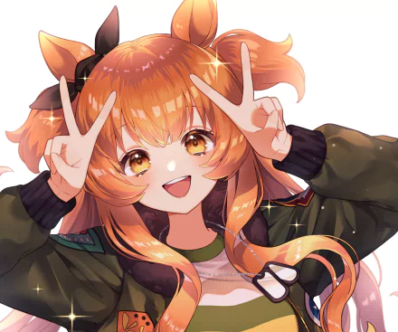 Mayano Top Gun Anime Uma Musume: Pretty Derby HD Desktop Wallpaper | Background Image