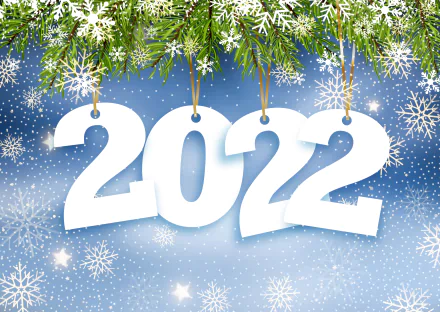 holiday New Year 2022 HD Desktop Wallpaper | Background Image