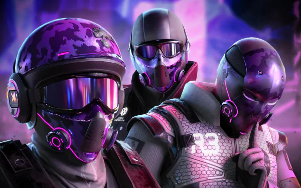 futuristic video game Tom Clancy's Rainbow Six Extraction Futuristic Gaming HD Desktop Wallpaper | Background Image