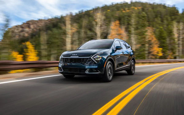 SUV Kia Sportage HEV vehicle Kia Sportage HD Desktop Wallpaper | Background Image