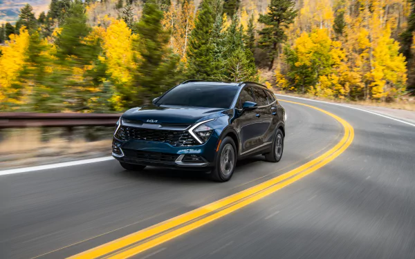 SUV Kia Sportage HEV vehicle Kia Sportage HD Desktop Wallpaper | Background Image