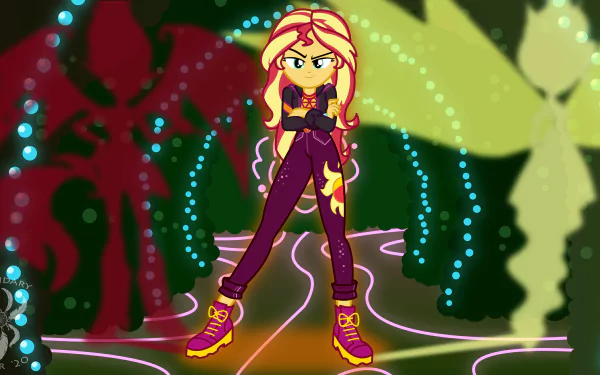 Sunset Shimmer TV Show My Little Pony: Equestria Girls HD Desktop Wallpaper | Background Image