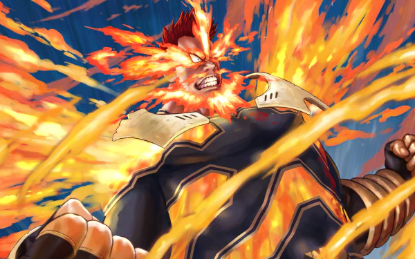 Endeavor (Boku no Hero Academia) Anime My Hero Academia HD Desktop Wallpaper | Background Image