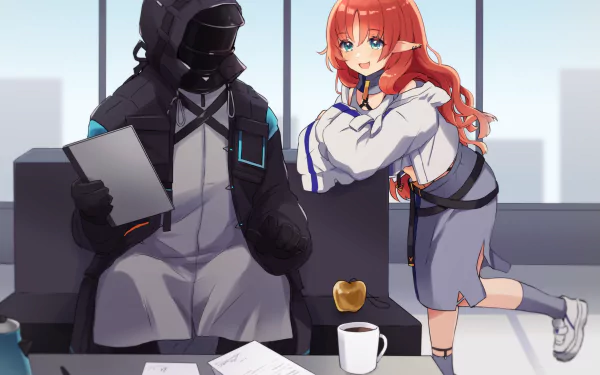 Myrtle (Arknights) Doctor (Arknights) video game Arknights HD Desktop Wallpaper | Background Image