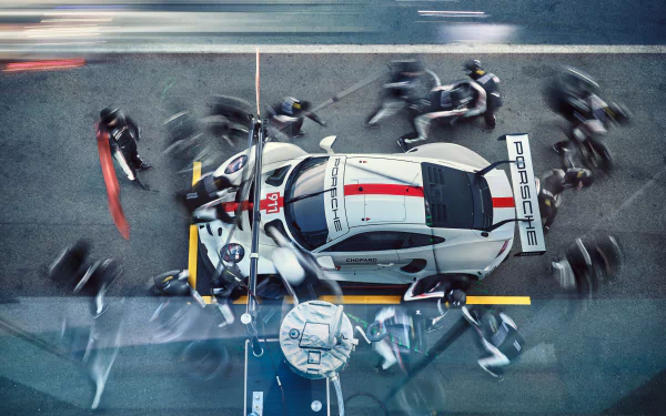 race car vehicle Porsche 911 RSR HD Desktop Wallpaper | Background Image