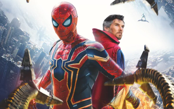 Doctor Strange spider man movie Spider-Man: No Way Home HD Desktop Wallpaper | Background Image