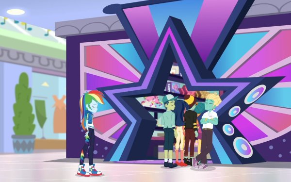 TV Show My Little Pony: Equestria Girls My Little Pony Rainbow Dash Zephyr Breeze HD Wallpaper | Background Image