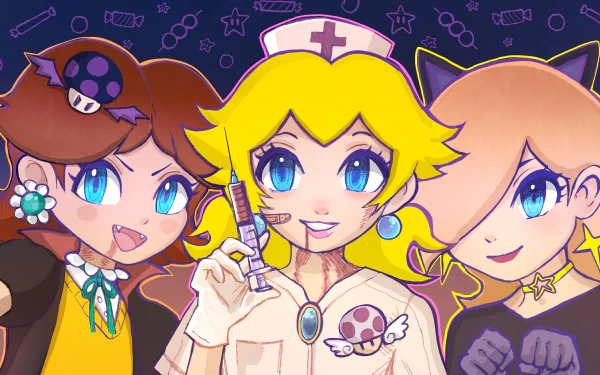 Rosalina (Mario) Princess Peach Princess Daisy video game Super Mario Bros. HD Desktop Wallpaper | Background Image
