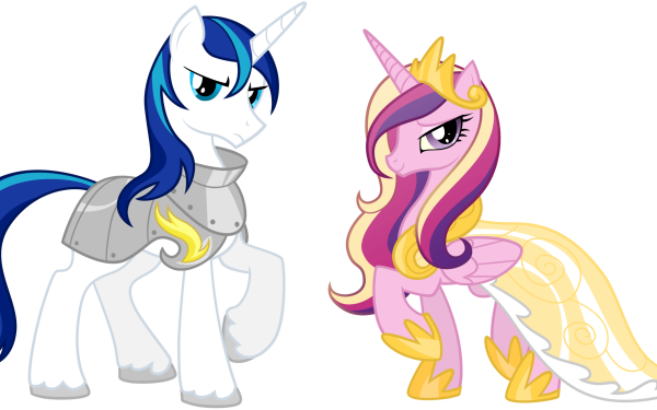 TV Show My Little Pony: Friendship is Magic My Little Pony Shining Armor Princess Cadance HD Wallpaper | Background Image