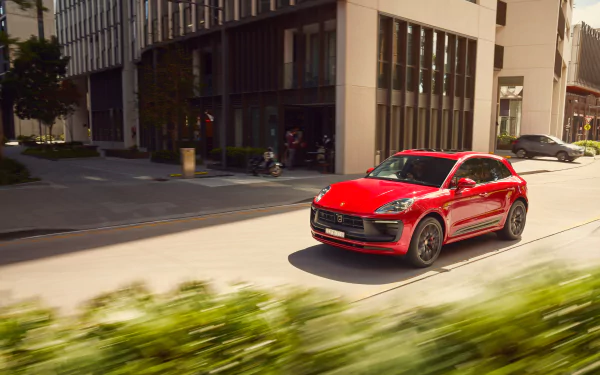 SUV vehicle Porsche Macan GTS HD Desktop Wallpaper | Background Image