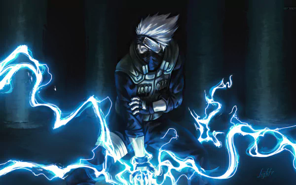 Chidori (Naruto) Kakashi Hatake Anime Naruto HD Desktop Wallpaper | Background Image
